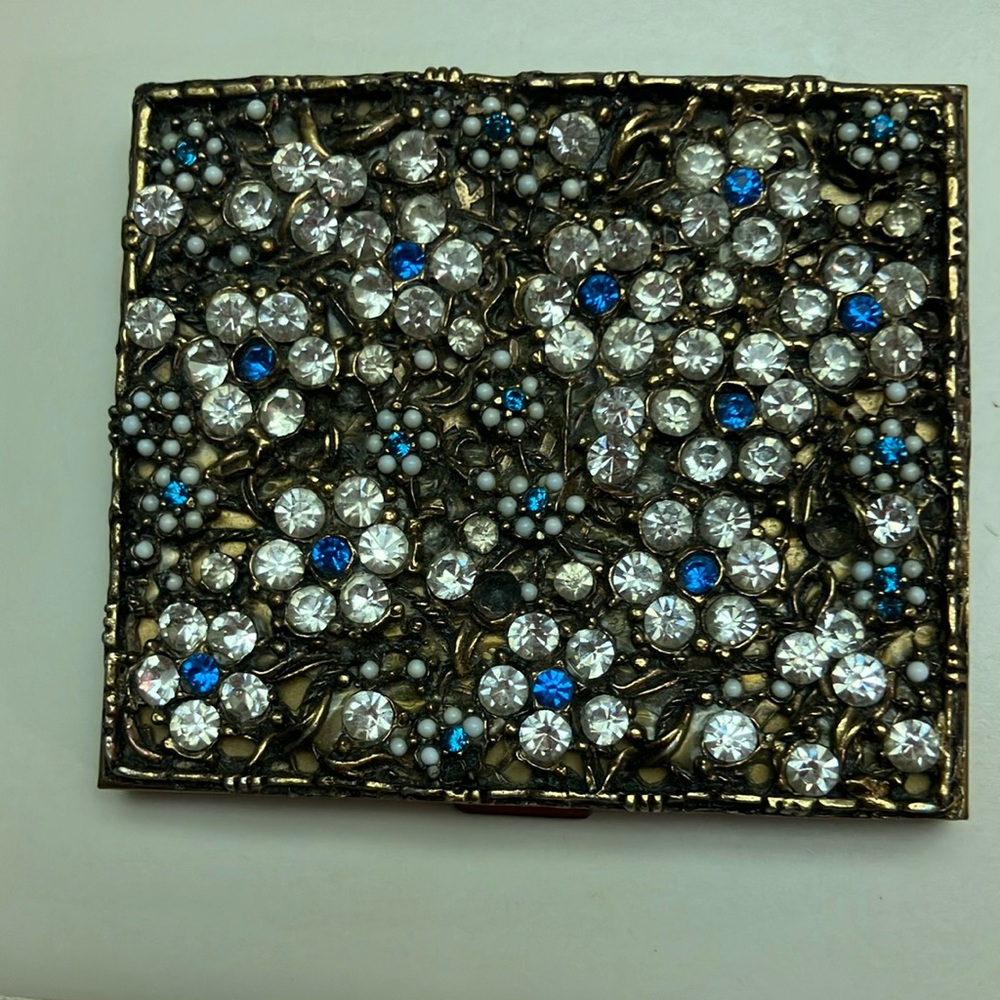 Vintage Rhinestone Compact